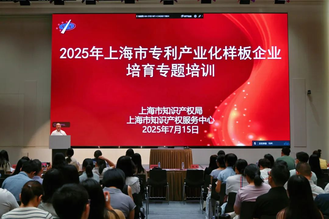 2025年上海市专利产业化样板企业培育专题培训举行